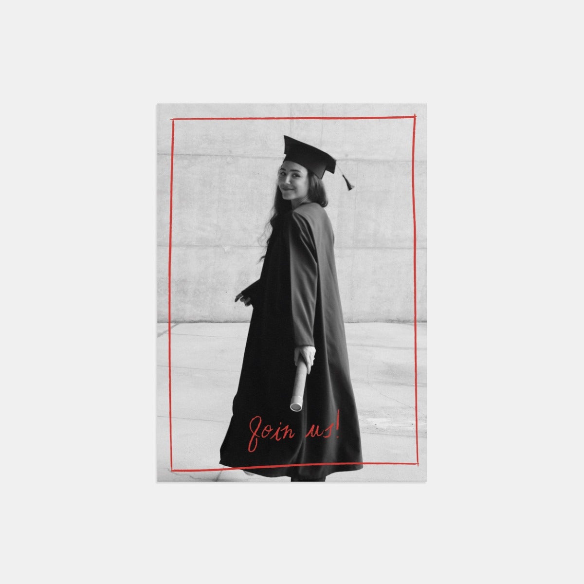 Organic Border Graduation Announcement by Artifact Uprising | Cards