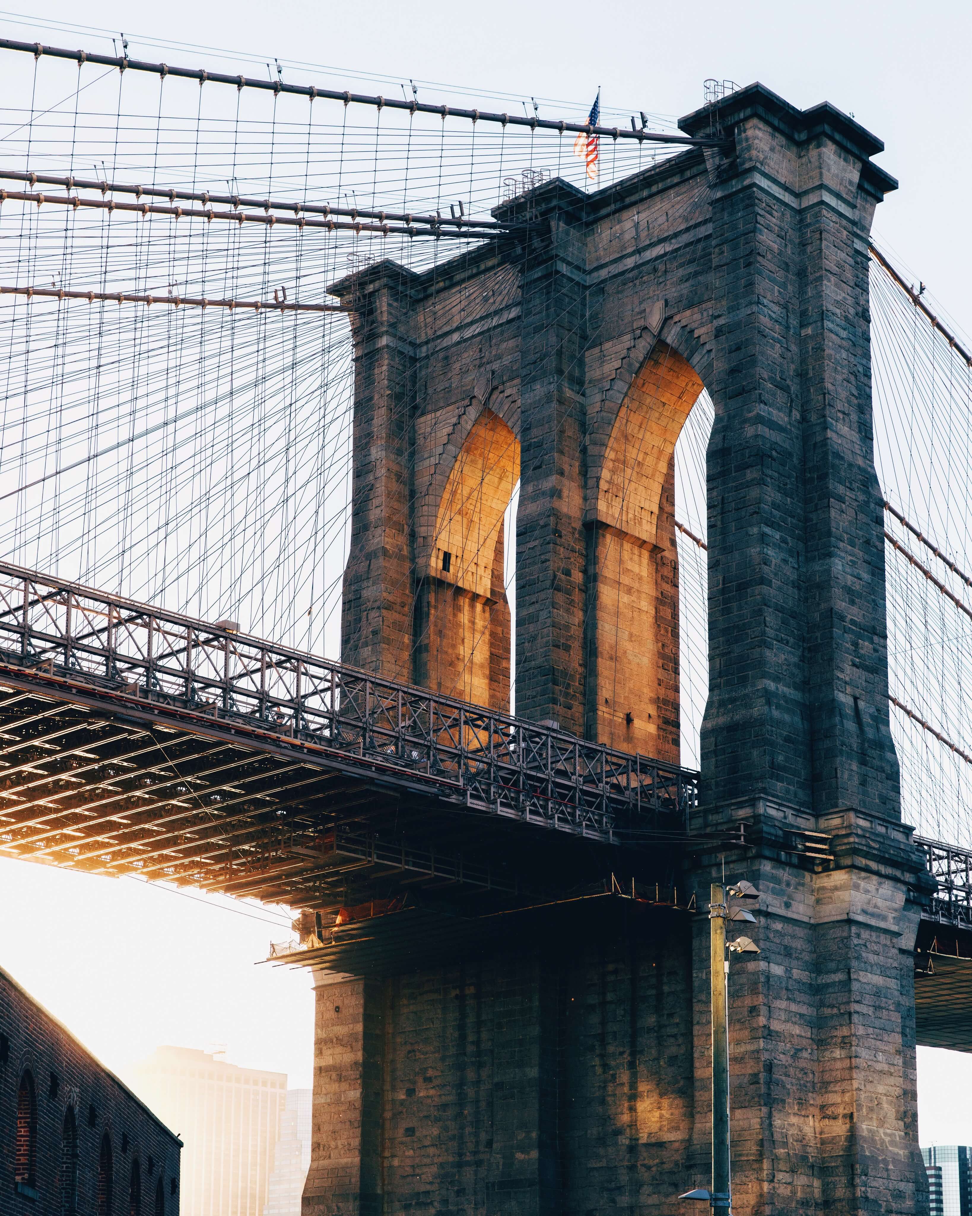 photo of a bridge at golden hour