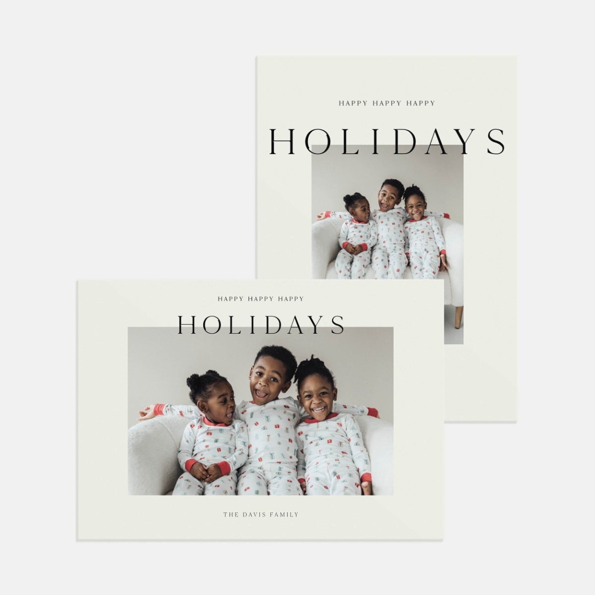 Modern Magazine Holiday Card by Artifact Uprising | Cards