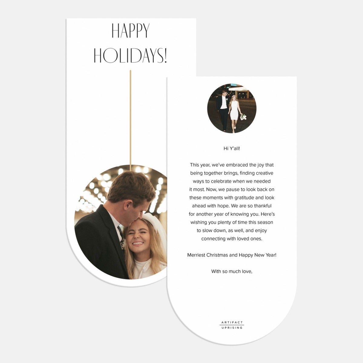 Ornament Arch Holiday Card by Artifact Uprising | Cards