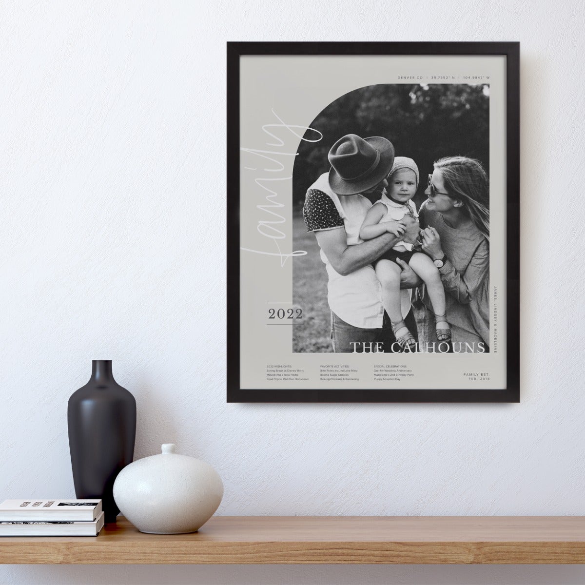 Family Highlights Poster Print