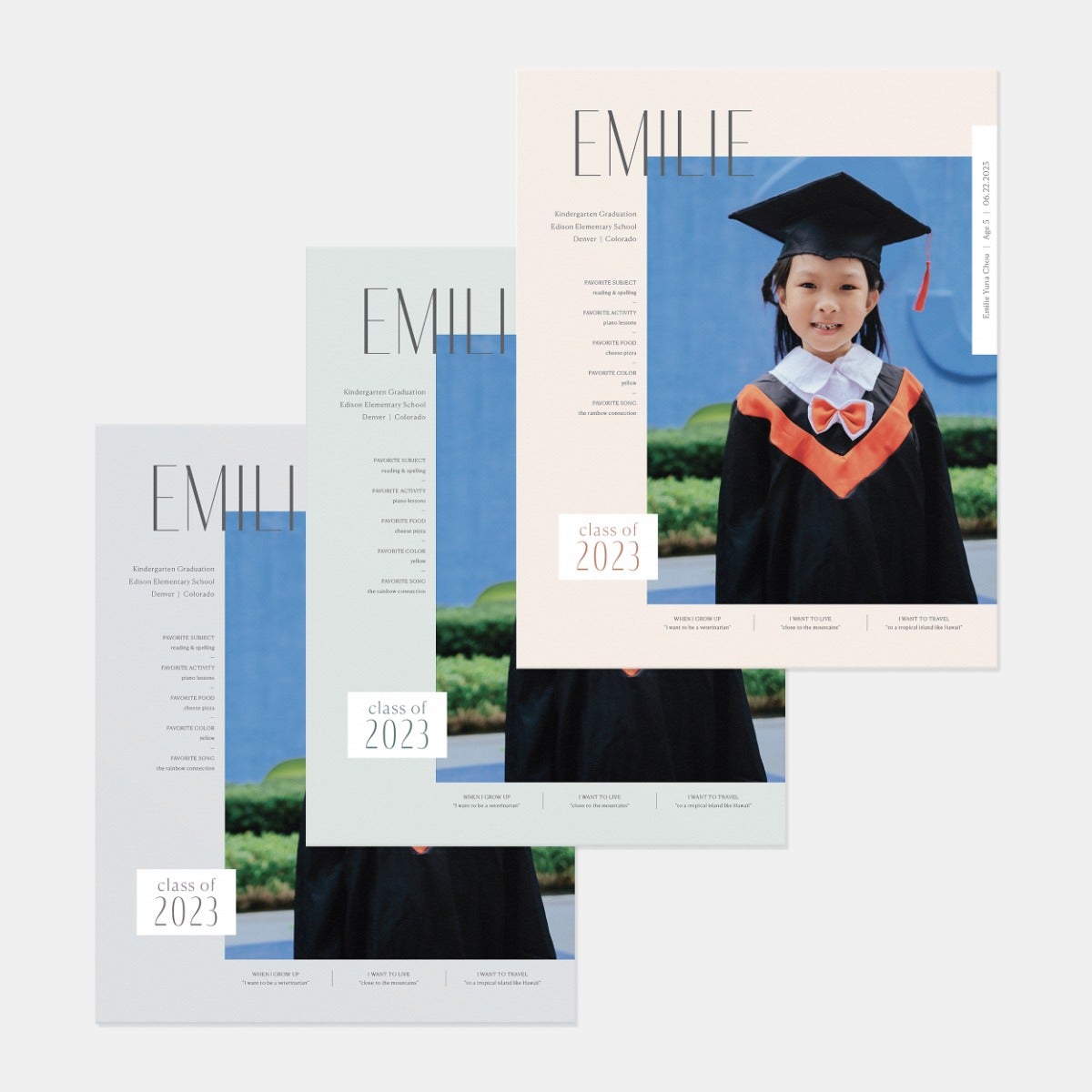 Minimal Graduation Poster Print