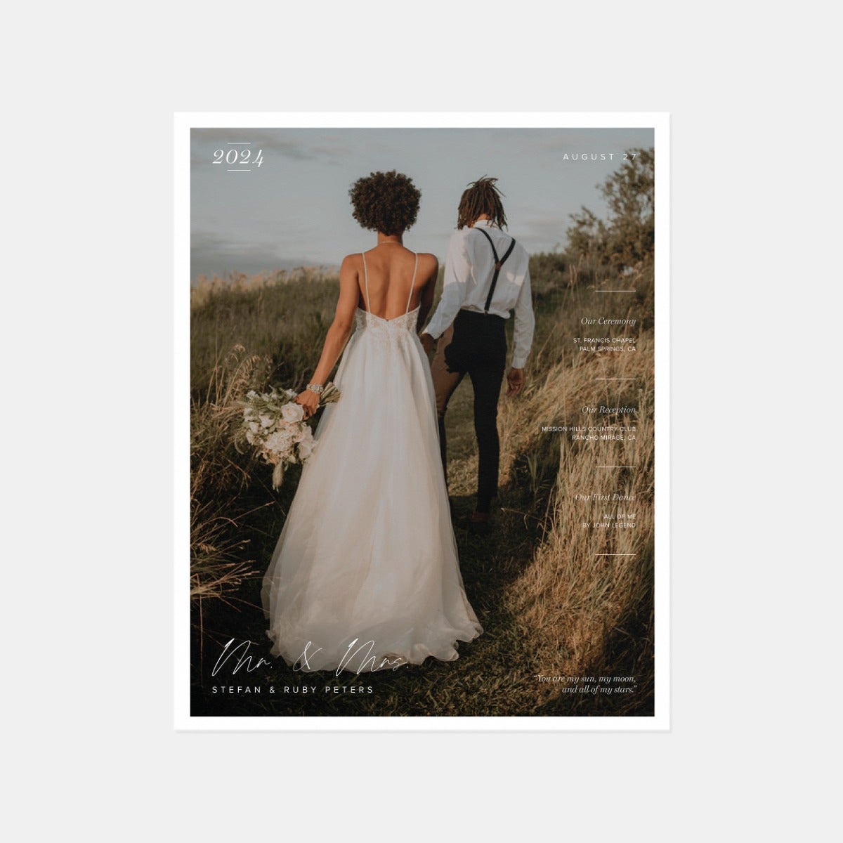 Our Big Day Poster Print