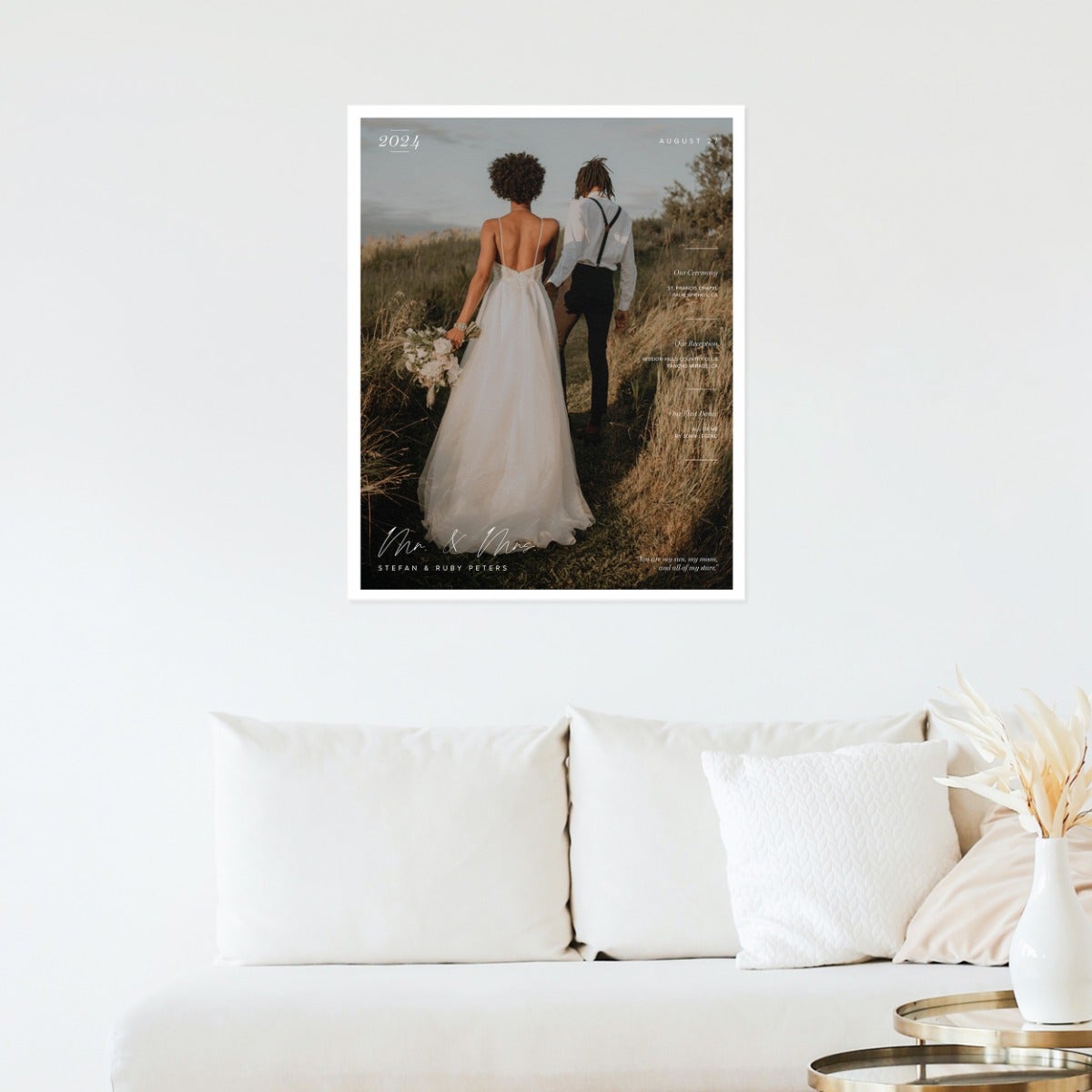 Our Big Day Poster Print by Artifact Uprising | Prints