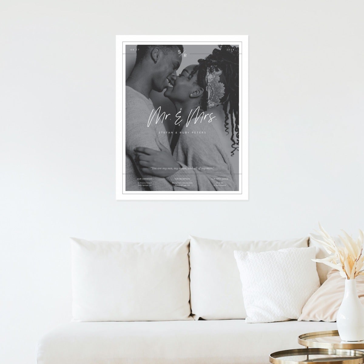 Timeless Engagement Poster Print