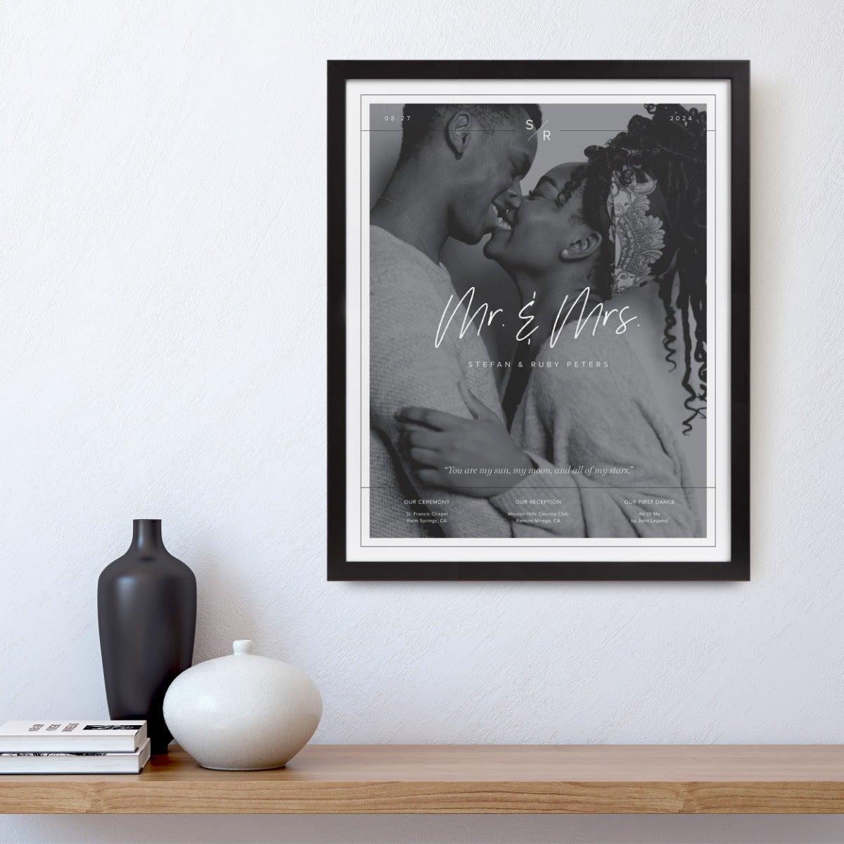 Timeless Engagement Poster Print