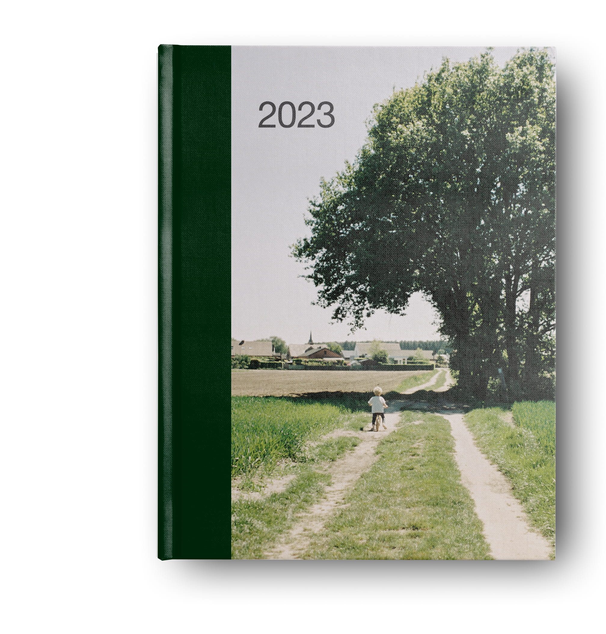 photo-wrapped layflat album showcasing their 2023 highlights