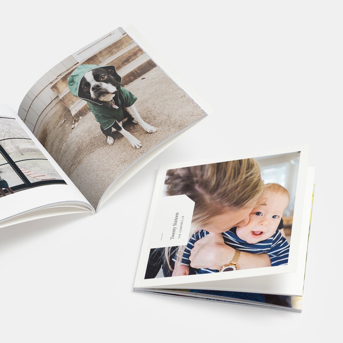 Instagram Friendly Books featuring photo of baby and little dog