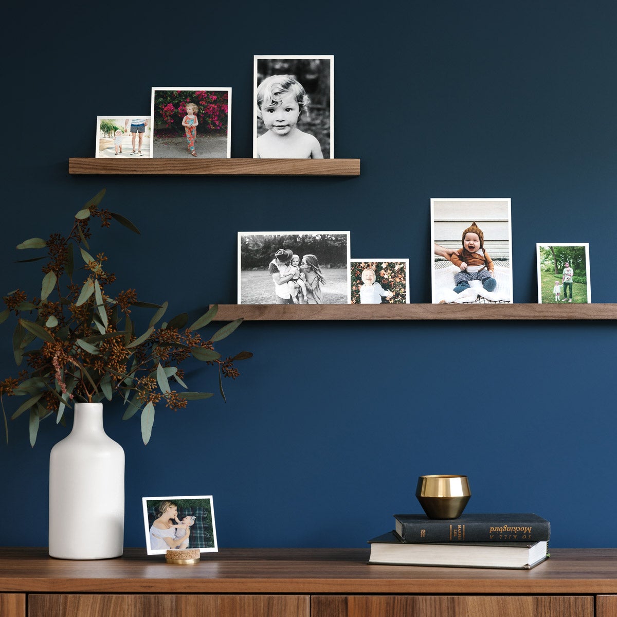 Wooden Photo Ledge