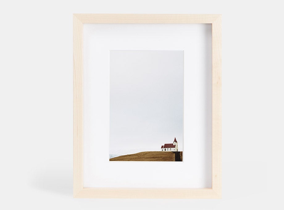 print in a gallery frame