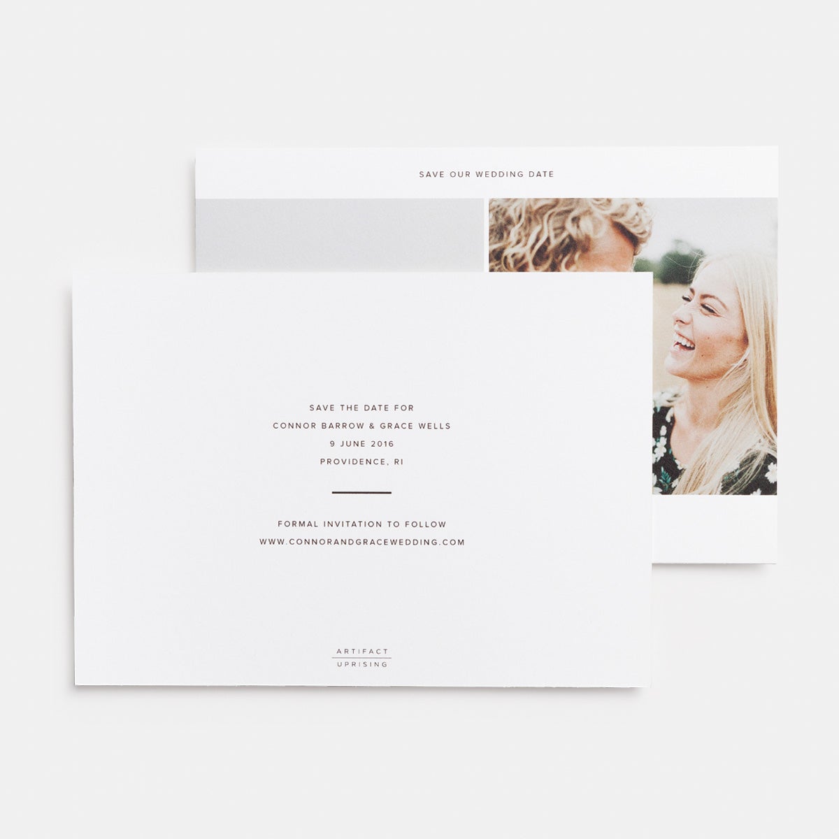 Save Our Wedding Date Card by Artifact Uprising | Cards