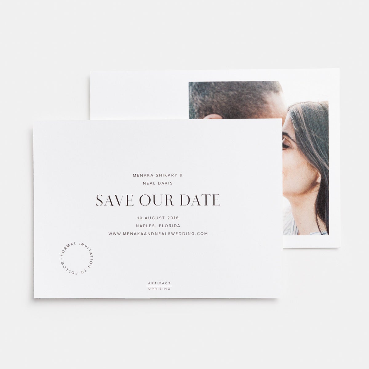 Simple Save The Date Photo Card by Artifact Uprising | Cards