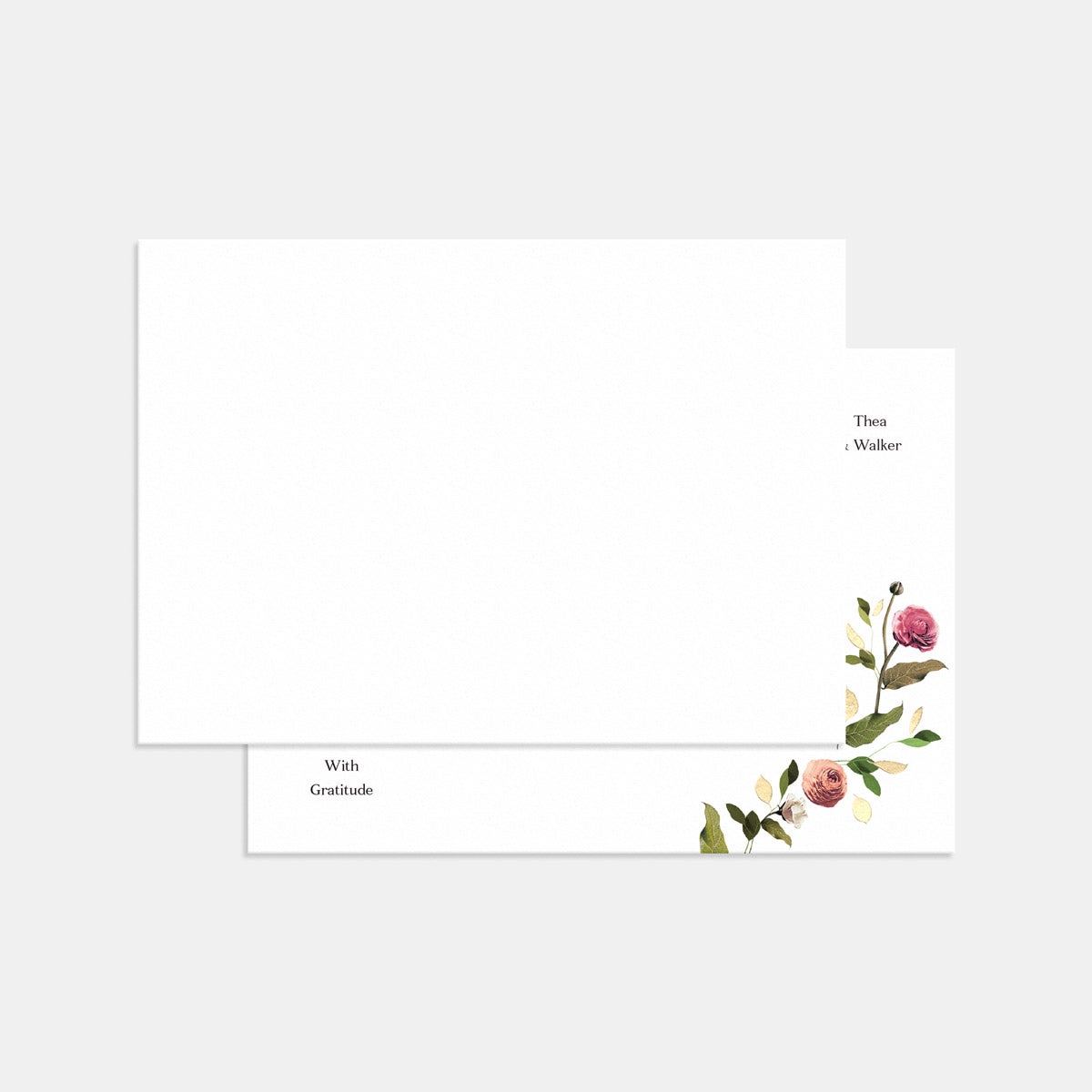 Venamour Botanical Thank You Card by Artifact Uprising | Cards